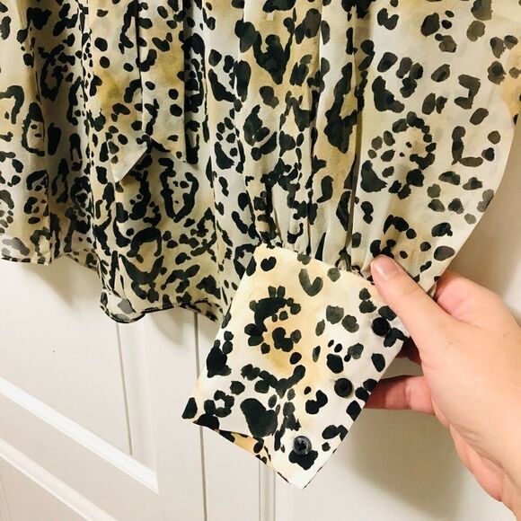 La Ligne Animal Print Blouse - Picture 12 of 16